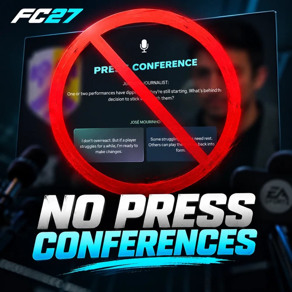 No Press Conferences — FC 27 Career Mode without press conferences