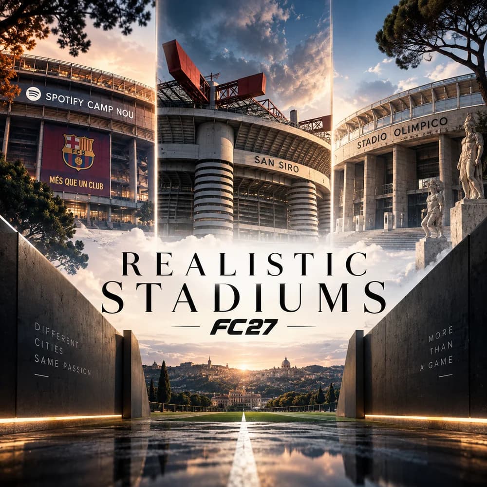 50 real FIFAMAN stadiums for FC 27